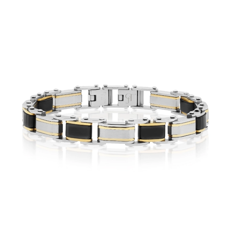 צמיד קרמי לגבר דגם Royal Steel – תמונה 2